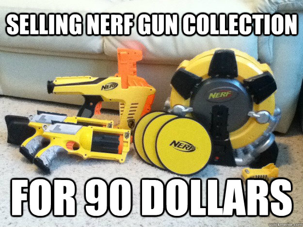 Selling nerf gun collection for 90 dollars - Selling nerf gun collection for 90 dollars  Nerf guun Collection