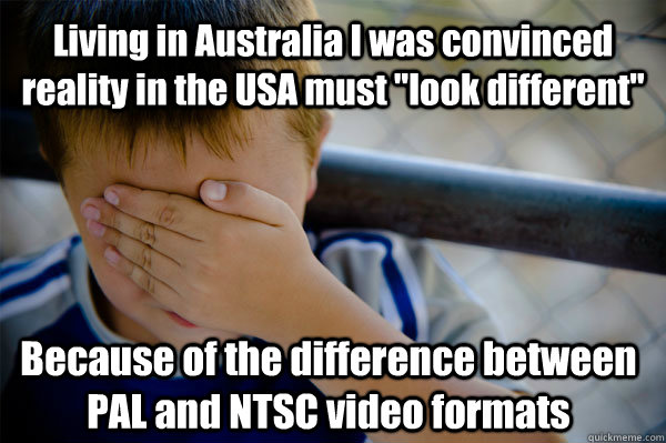 Living in Australia I was convinced reality in the USA must 