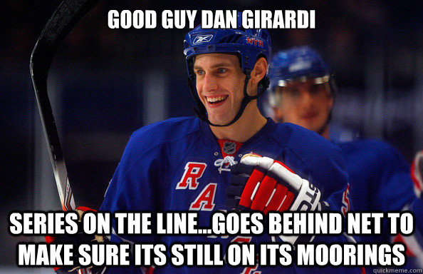 GOOD GUY DAN GIRARDI SERIES ON THE LINE...GOES BEHIND NET TO MAKE SURE ITS STILL ON ITS MOORINGS - GOOD GUY DAN GIRARDI SERIES ON THE LINE...GOES BEHIND NET TO MAKE SURE ITS STILL ON ITS MOORINGS  GGDG