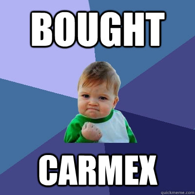 bought Carmex  Success Kid