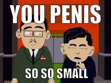 SMALL PENIS ASIAN -  YOU PENIS             SO SO SMALL          Misc