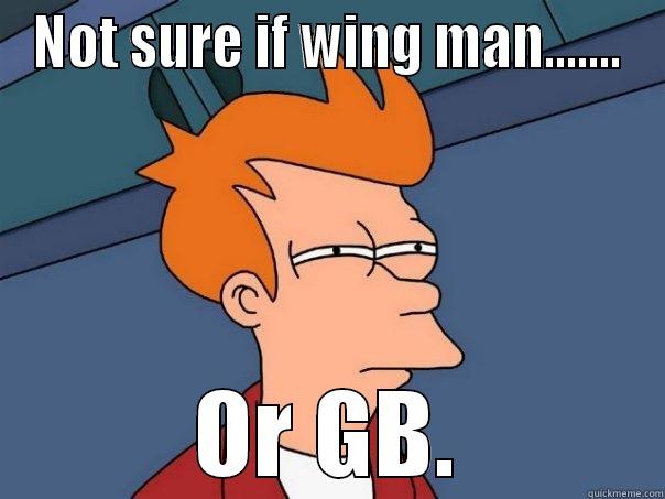 NOT SURE IF WING MAN....... OR GB. Futurama Fry