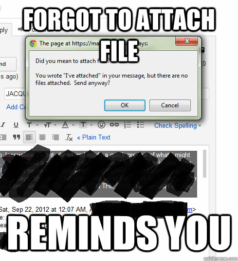 Forgot to Attach File Reminds you - Forgot to Attach File Reminds you  GGGmail