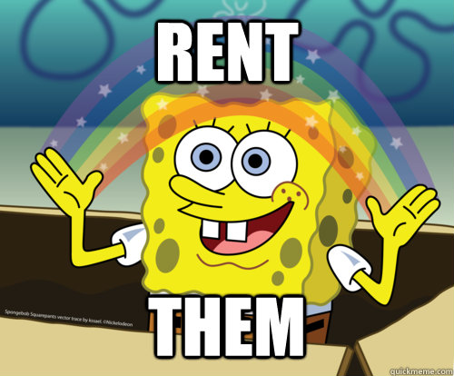 Rent Them  Spongebob rainbow