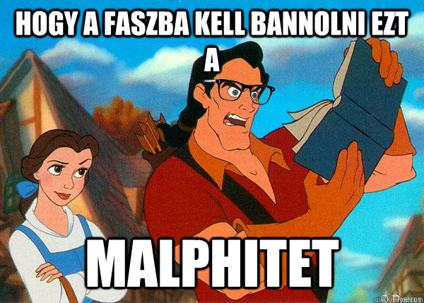 hogy a faszba kell bannolni ezt a malphitet  Hipster Gaston