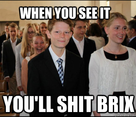 When you see it  You'll shit brix  - When you see it  You'll shit brix   Amalie