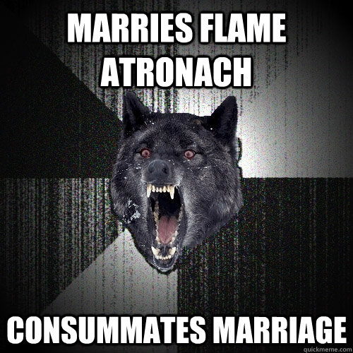 Marries Flame Atronach Consummates Marriage  Insanity Wolf
