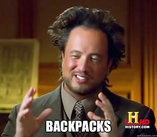  Backpacks  Ancient Aliens