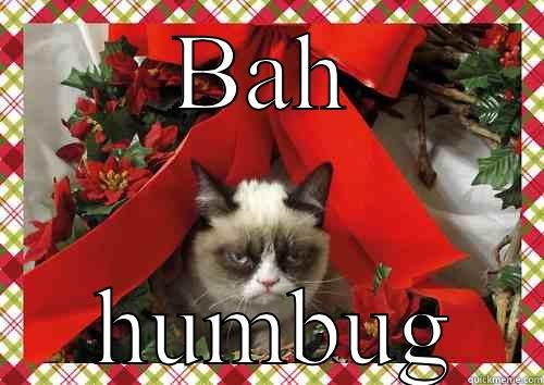 BAH  HUMBUG merry christmas