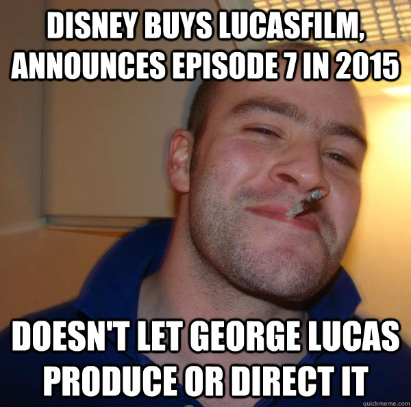 Disney Buys lucasfilm, announces episode 7 in 2015 doesn't let george lucas produce or direct it - Disney Buys lucasfilm, announces episode 7 in 2015 doesn't let george lucas produce or direct it  Misc