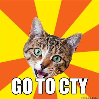  go to cty  Bad Advice Cat