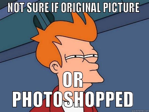 NOT SURE IF ORIGINAL PICTURE OR PHOTOSHOPPED Futurama Fry