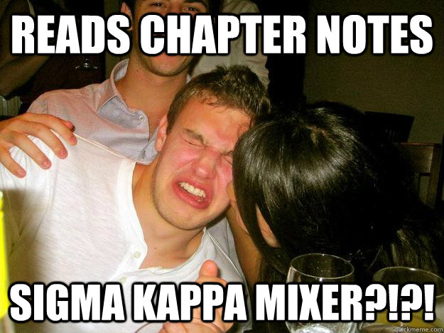 reads chapter notes sigma kappa mixer?!?!  sigma kappa