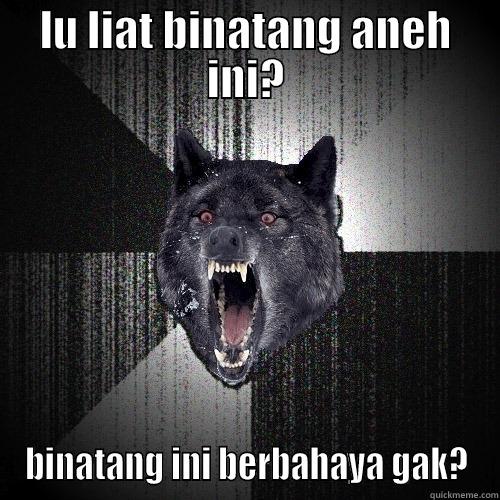 LU LIAT BINATANG ANEH INI? BINATANG INI BERBAHAYA GAK? Insanity Wolf