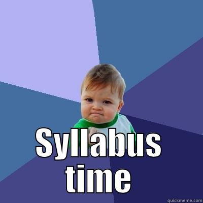  SYLLABUS TIME Success Kid