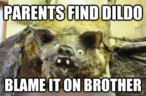 Parents find dildo Blame it on brother - Parents find dildo Blame it on brother  Bad Logic Rodent