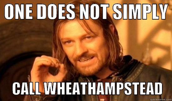  ONE DOES NOT SIMPLY       CALL WHEATHAMPSTEAD   Boromir
