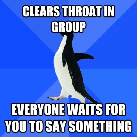   -    Socially Awkward Penguin