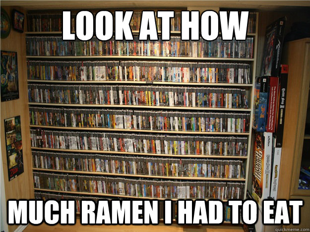 Look at how much Ramen i had to eat - Look at how much Ramen i had to eat  Misc