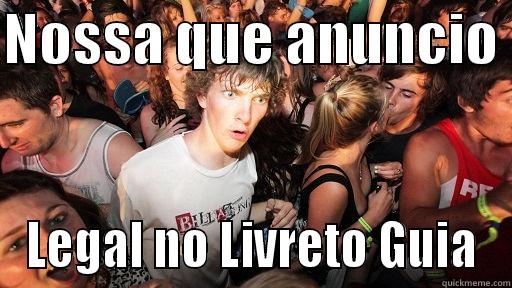 NOSSA QUE ANUNCIO  LEGAL NO LIVRETO GUIA Sudden Clarity Clarence