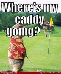 WHERE'S MY CADDY GOING?        Misc