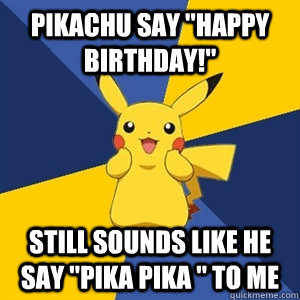Pikachu Say 