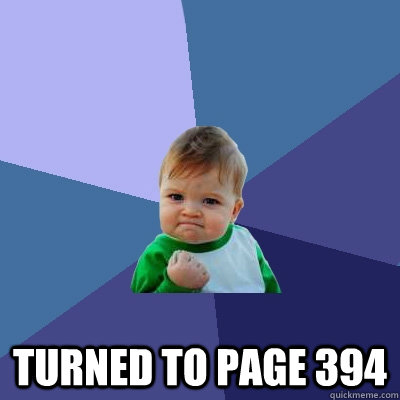  turned to page 394  Success Kid