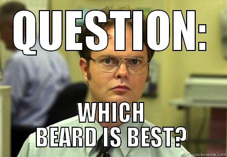 Beard research - QUESTION: WHICH BEARD IS BEST? Dwight