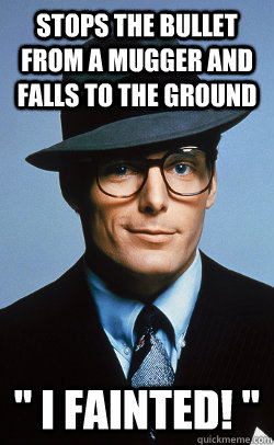 stops the bullet from a mugger and falls to the ground 