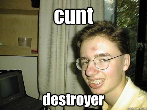 cunt destroyer - cunt destroyer  gamer geek