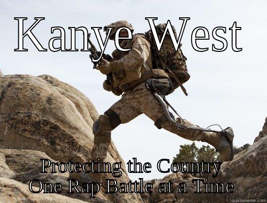 KANYE WEST PROTECTING THE COUNTRY ONE RAP BATTLE AT A TIME Misc