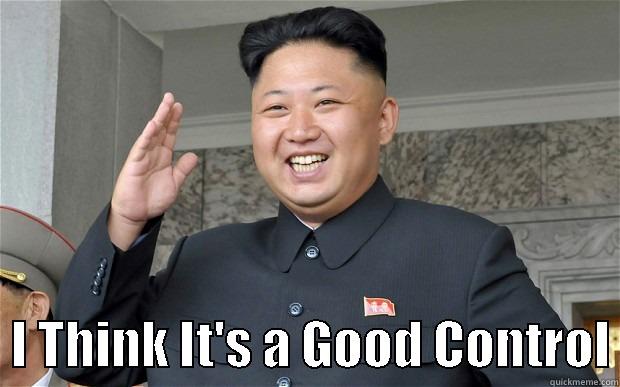    I THINK IT'S A GOOD CONTROL Misc