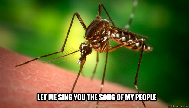 Let me sing you the song of my people  mosquito