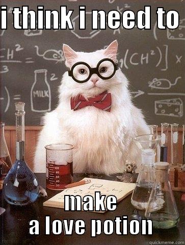 I THINK I NEED TO  MAKE A LOVE POTION Chemistry Cat
