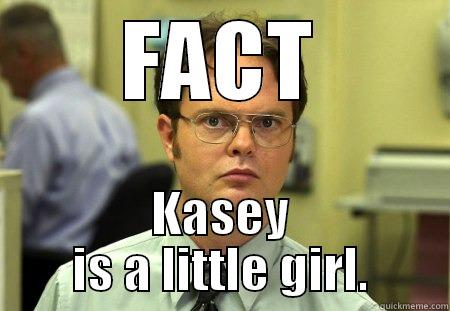 FACT KASEY IS A LITTLE GIRL. Schrute