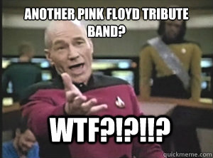 ANOTHER PINK FLOYD TRIBUTE BAND? WTF?!?!!?  Annoyed Picard