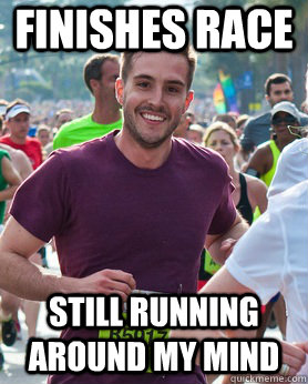 Finishes race Still running around my mind - Finishes race Still running around my mind  Ridiculously photogenic guy