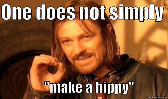 ONE DOES NOT SIMPLY                    