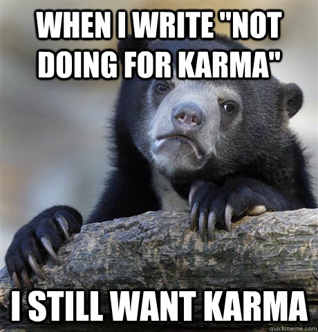 When I write 