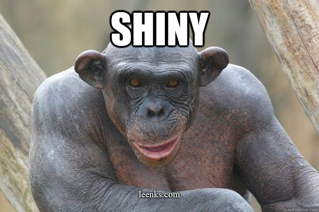 Shiny  - Shiny   Bald Chimp