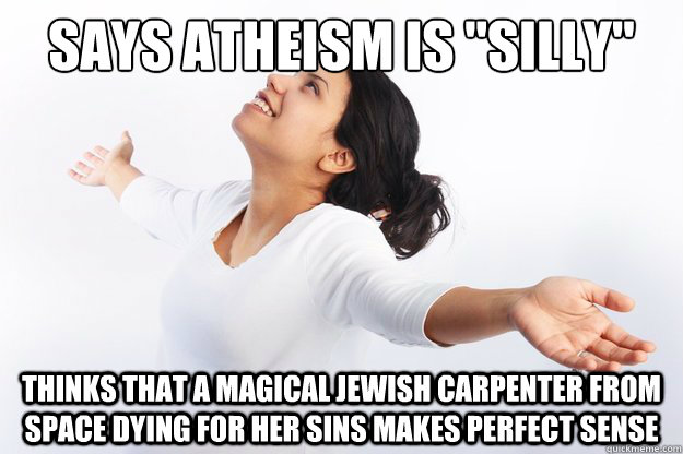 Says Atheism is 