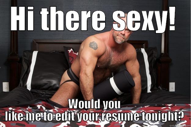 HI THERE SEXY! WOULD YOU LIKE ME TO EDIT YOUR RESUME TONIGHT? Gorilla Man