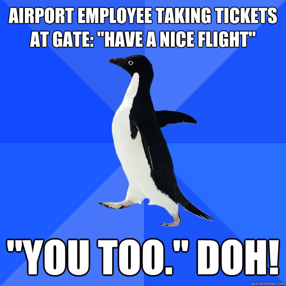 Airport employee taking tickets at gate: 
