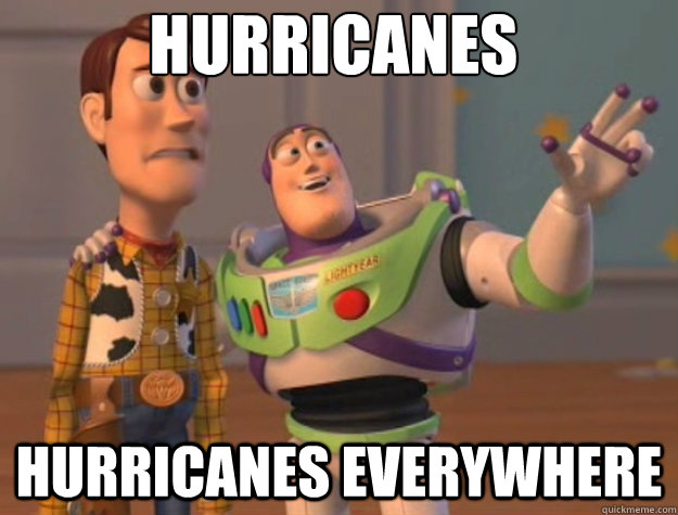 HURRICANES HURRICANES EVERYWHERE  Pinks everywhere
