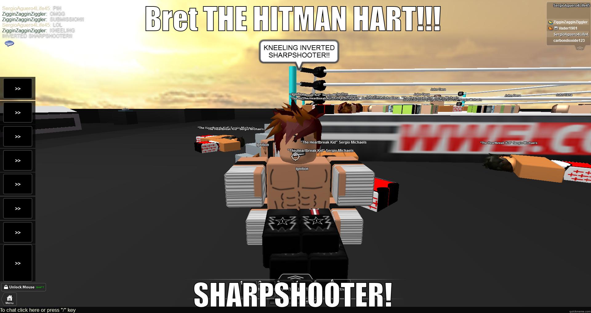 BRET THE HITMAN HART!!! SHARPSHOOTER! Misc