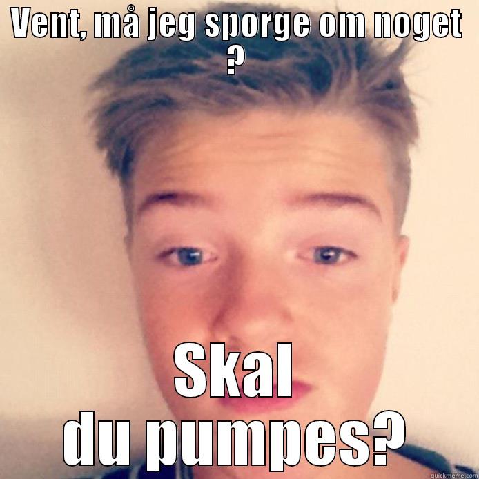 Sut min pæk - VENT, MÅ JEG SPØRGE OM NOGET ? SKAL DU PUMPES? Misc