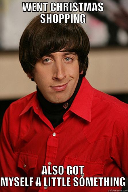 WENT CHRISTMAS SHOPPING ALSO GOT MYSELF A LITTLE SOMETHING Pickup Line Scientist