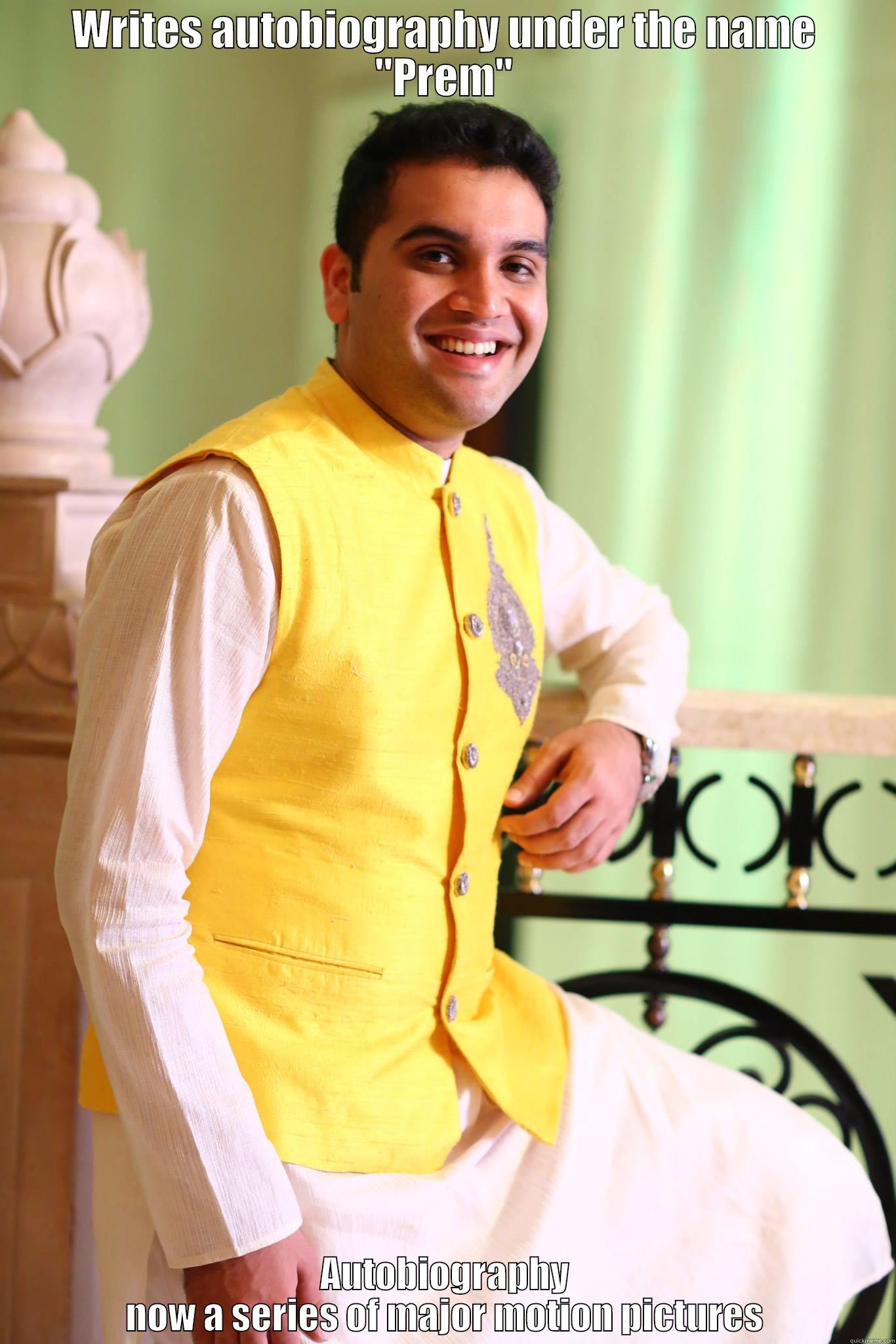 WRITES AUTOBIOGRAPHY UNDER THE NAME 