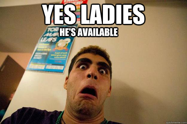 Yes ladies he's available  Cocktopus