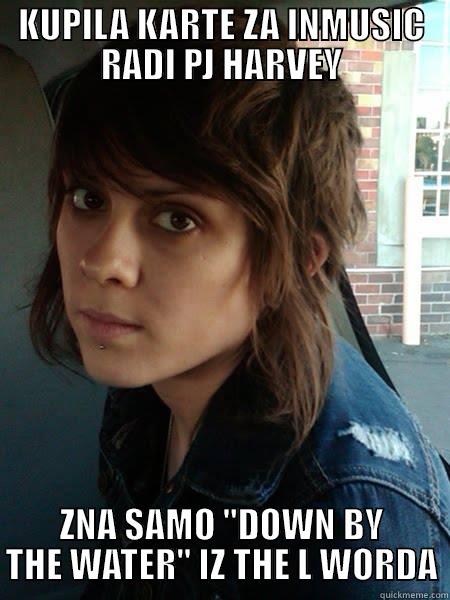 KUPILA KARTE ZA INMUSIC RADI PJ HARVEY ZNA SAMO 